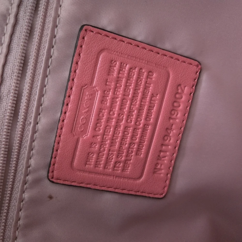 Coach Limited Edition Poppy Glam Pink Tote Bag Shoulder Bag